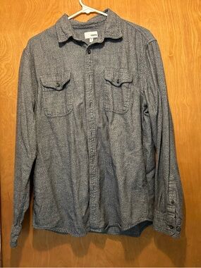 Sonoma Men’s Lightweight Button-Up Shirt - Heather Gray